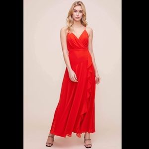 NWT ASTR the Label Holland Maxi Dress